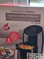 GOURMETmaxx  Digitale Heißluft Fritteuse  Schwarz  2 L Modell 02850 