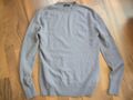 Massimo Dutti Damen Pullover grau-blau XS 100% Kaschmir langarm