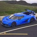 Koenigsegg Jesko 2021 blau metallic Modellauto 1:43 Solido