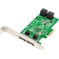 Dawicontrol DC-624E Retail RAID-Kontroller (2X PCI-e, 4-Kanal, SATA III, RAID 0/