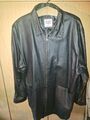 DAMEN LEDERJACKE, FRONT LINE, LANGE FORM SCHWARZ GR.56, TOP MODERN, BEQUEM! TOP