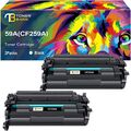 2x Toner für HP CF259A 59A LaserJet Pro MFP M428fdw M428fdn M428dw M404dw M404dn