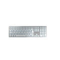 CHERRY KW 9100 SLIM FOR MAC kabellose Tastatur QWERTZ Bluetooth Weiß-Silber