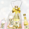 Geschenkset Piccolo + Kerze - Dein Tag - Geschenk Set für Frauen Sekt Perlwein