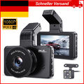 3" DashCam Dual Lens KFZ Car DVR Autokamera Video Recorder Nachtsicht G-sensor