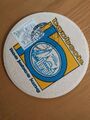 Borbeck Bierdeckel m. Zille Briefmarke Gestempelt Essen 1963 Kronen Bier