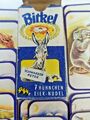 Rare alte Birkel Werbung SCHWARZER PETER - ZIRKUS, 7 Hühnchen Nudeln Kartenspiel