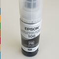 Epson Original 106 EcoTank Tintenflasche Tinte ET-7700 ET-7750 Photoschwarz 70ml