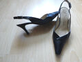 Peter Kaiser Slingbacks Sandaletten Gr. 5,5 - 38,5  in Schwarz