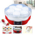 Digital Joghurt Maker & 7 Gläser Automatic Yogurt Maker LCD Display & Timer