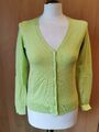 S.Oliver Weste Strickjacke Cardigan mit V-Ausschnitt gelb Gr.34