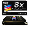 8x Eurotone PRO Toner für HP Color LaserJet 2500-N