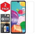 2x Samsung Galaxy A41 Panzerfolie Premium Schutzglas Echt Glas Display 9H Schutz