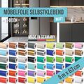 Möbelfolie Klebefolie Matt selbstklebende matte Folie Uni Farben Vinylfolie