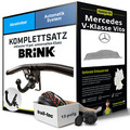 Anhängerkupplung BRINK abnehmbar für MERCEDES V-Klasse Vito +E-Satz Set NEU