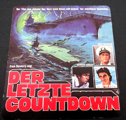 Werbe-Aufkleber Der letzte Countdown SF Kinofilm 1980 Kirk Douglas Martin Sheen