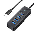 4-IN-1 USB Hub 3.0 Verteiler 4 Port Splitter Datenhub SuperSpeed für Laptop PC