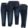 Sublevel Damen Capri Hose Jeans Shorts 3/4 Hose Short Bermuda Denim Short 