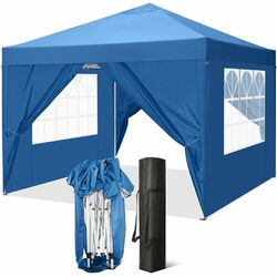 Pavillon 3x3m 3x6m Gartenzelt Pop Up Wasserdicht Faltbar Faltpavillon Partyzelt