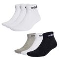 adidas Unisex Quarter Socken, 3er Pack - Linear Cushioned Ankle, Logo, gepols...