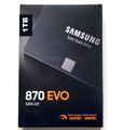 1TB Interne SSD Festplatte SAMSUNG 870 EVO 1 TB / 2.5 Zoll SATA III / 3D NAND