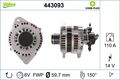 Lichtmaschine Generator Lima VALEO CORE-FLEX 443093 für OPEL ASTRA A04 MERIVA