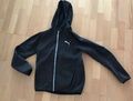 Puma Kapuzenjacke graumeliert, Gr. S 44/46 Outdoorjacke Baumwolle/Polyester