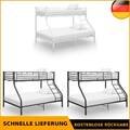 Etagenbett 90/140x200cm Stockbett Metallbett Hochbett mehrere Auswahl vidaXL