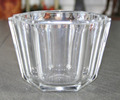 Art Deco Kristall Glas Schale Facetten Glass Bleikristall Schale handgeschliffen