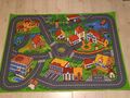 Spielteppich Kinderteppich Straßenteppich 133 cm x 95 cm rutschfest Straße 