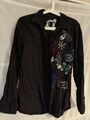 Bluse von Desigual gr.S, gr.36, schwarz, bunt, Hemd