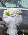 💍2 ×Türgriffschleifen Brautauto Autodeko Autoschmuck Hochzeitsauto Autoschleife