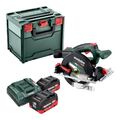 Metabo KS 18 LTX 57 BL Handkreissäge 18 V 57 mm + 2x LiHD Akku 10,0 Ah + Lader