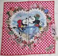 Tuch Schal von Codello Disney 54×54cm. 100% Seide