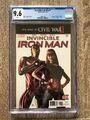 INVINCIBLE IRON MAN #7 2016 Marvel CGC 9.6 - 1st cameo appearance Riri Williams