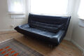 Sofabank von Rolf Benz - Schwarzes Leder  2,5-Sitzer