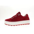 Gabor Sneaker Sportschuhe Laufschuhe Leder Rot Damen Schuhe Gr. 38,5