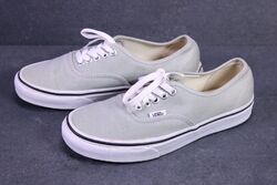 Vans Authentic Unisex Sneaker Skaterschuhe grau weiß Gr. 40 Canvas CH2-148