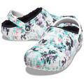 Crocs Unisex Classic Lined Tie-Dye Clogs Pure Water Multi