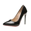 Damen Pumps High Heels Stiletto Elegante Lack Absatzschuhe 12cm Hoch Schuhe DE