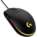 MOUSE USB OPTICAL G203/BLACK 910-005796 LOGITECH New