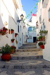 Frigiliana Andalusien Mittelmeer Costa del Sol Spanien Fotodruck