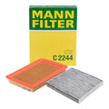 Innenraumfilter + MANN Luftfilter für MAZDA 2 (DY) 1.2 1.4 1.6 75/80/100 PS