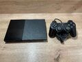 Sony PlayStation 2 Slim  Schwarz Spielekonsole (PAL - SCPH 90004) PS2 ⭐️✅