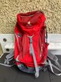 Deuter ACT TRAIL 32 Rucksack rot  Aircontact guter Zustand Wanderrucksack 