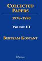 Collected Papers Volume III 1978¿1990 Bertram Kostant Buch xix Englisch 2022