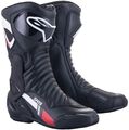 Alpinestars Motorrad Stiefel SMX-6 V2 Schwarz Weiß Grau Größe 41 US 7,5