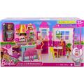 Barbie HBB91 Barbie Puppe Cook'n Grill Restaurant Haus mit Freundin Kind Zubehör