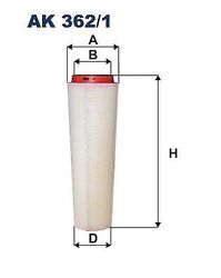 Luftfilter Filtron für BMW X6 E71 E72 3.0 08-10 Ak362/1