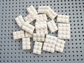 LEGO 20 x flache Platte Bauplatte 3021  2x3 Noppen  weiß